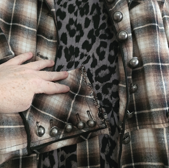 Free People Odessa Plaid Duster - Picture 3 of 6